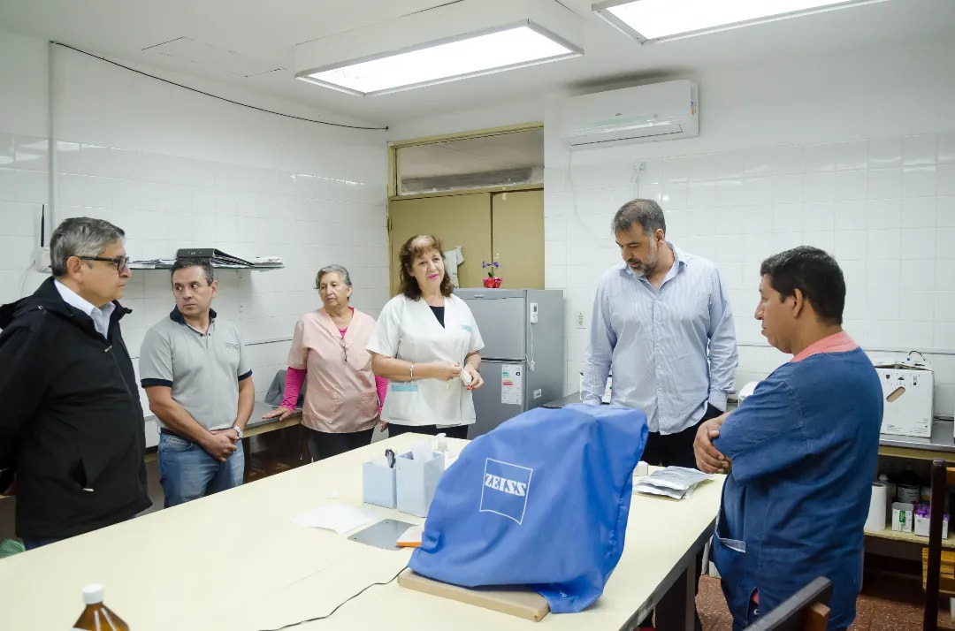 El Ministro de Salud de Misiones visitó el Hospital de Bernardo de Irigoyen